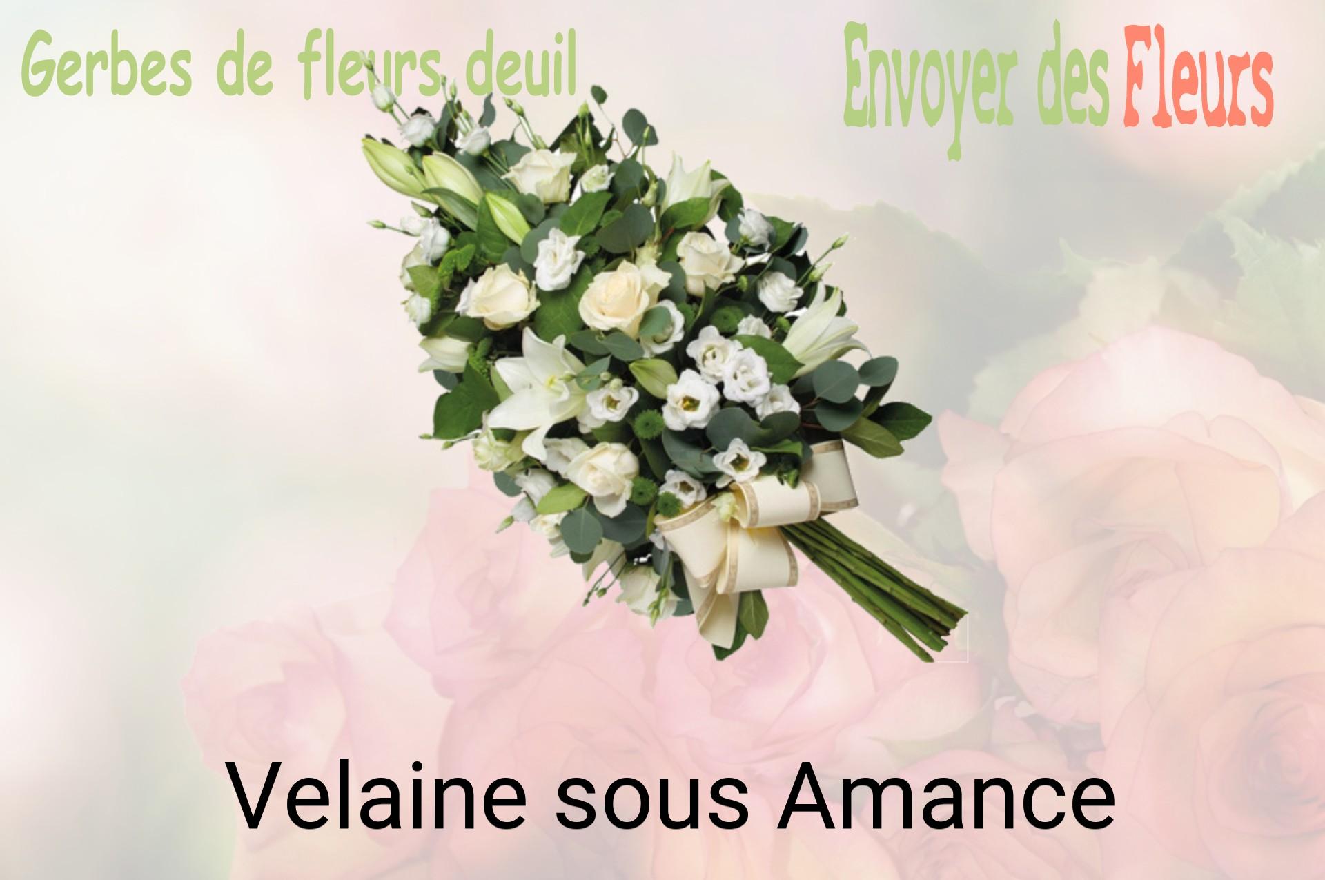 Gerbe de fleurs de deuil livrée à Velaine-sous-Amance